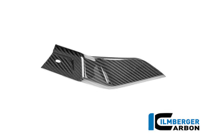 Zijkuip onder de tank links (onderpaneel) glanzend carbon BMW R1300GS Adventure Triple Black (2024+)