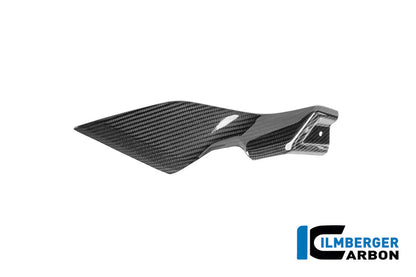Zijkuip onder de tank rechts (onderpaneel) glanzend carbon BMW R1300GS Adventure Triple Black (2024+)