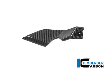 Zijkuip onder de tank rechts (onderpaneel) glanzend carbon BMW R1300GS Adventure Triple Black (2024+)