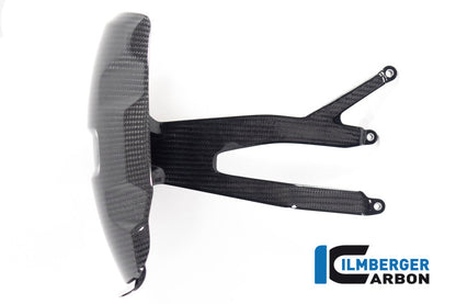 Spatscherm achterwiel glanzend carbon BMW R1300GS Adventure Triple Black 2024+