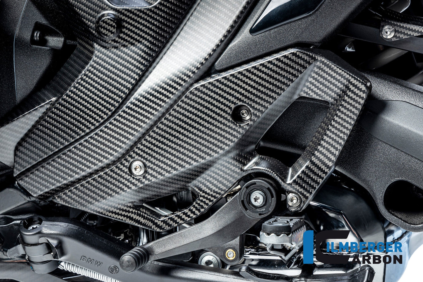 Heel guard Left Matt Carbon BMW R1300GS Adventure Triple Black 2024+