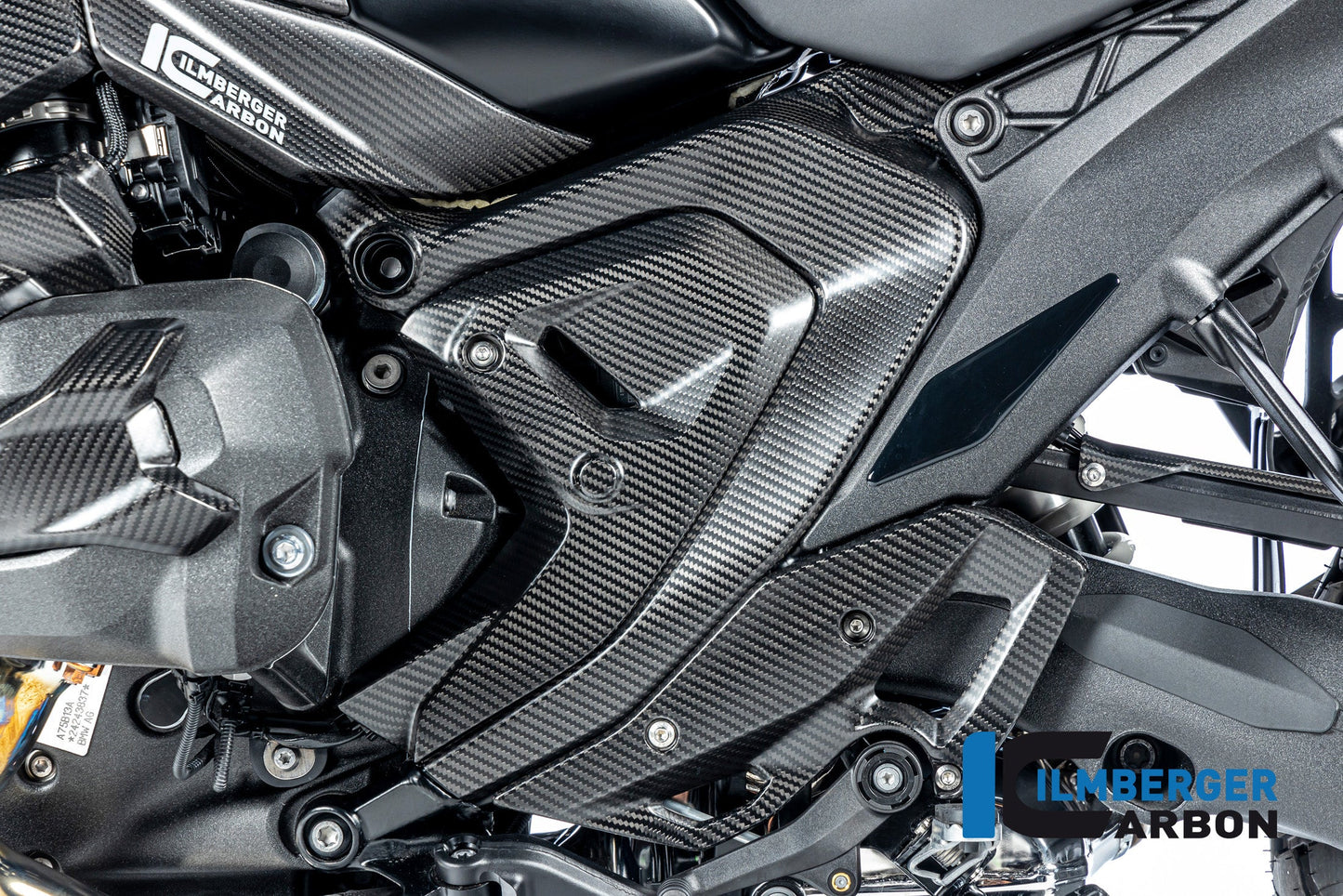 Frame Cover Left Matt Carbon BMW R1300GS Adventure Triple Black 2024+