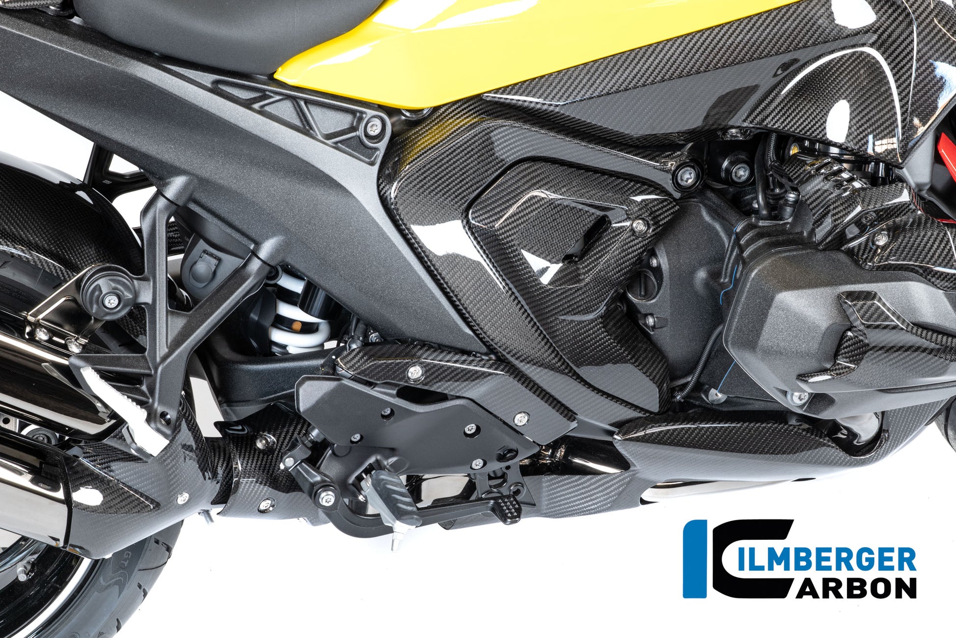 Binnenste uitlaat hitteschild onder carbon hoogglans BMW R1300RS (2025+)