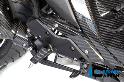 Binnenste uitlaat hitteschild onder carbon hoogglans BMW R1300RS Option 719 Cuyamaca (2025+)