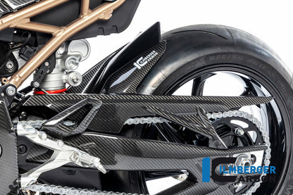 Achterspatbord (hugger) incl. kettingbeschermer glanzend carbon BMW M 1000 RR Street (2025+)