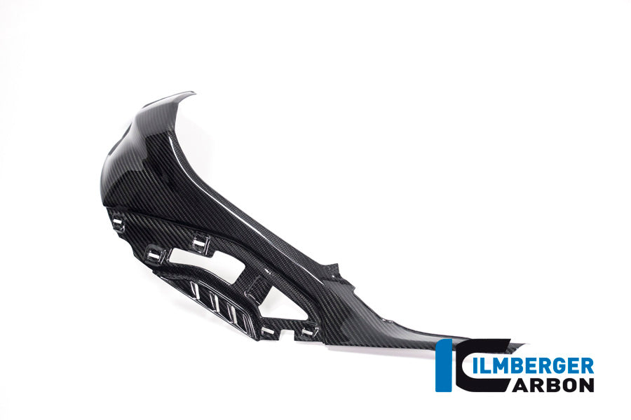 Tank zijpaneel links met bevestiging voor gespoten originele panelen glanzend carbon BMW M 1000 R (2025+)