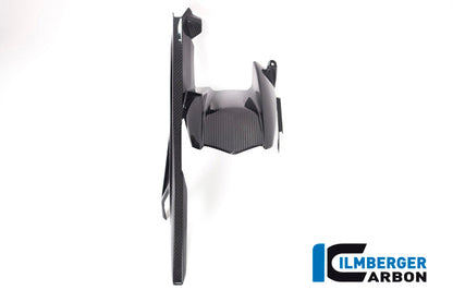 Achterspatbord (hugger) incl. kettingbeschermer glanzend carbon BMW S1000RR (2025+)
