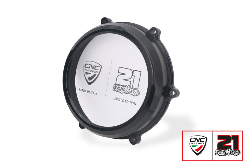 Transparant Koppelingsdeksel Troy Bayliss Limited Edition Ducati Panigale V4 Tricolore Italia (2018+)