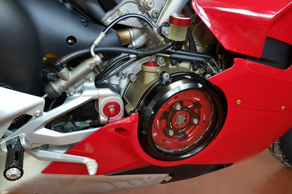 Koppelingsdeksel met venster Clear Clutch Multistrada V4 Pikes Peak (2025+)