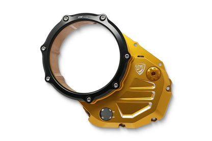 Clear Clutch Cover Ducati Black-Black Ducati Supersport 750 (1998)