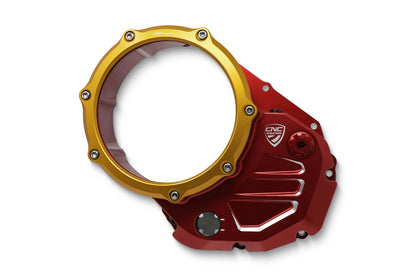 Clear Clutch Cover Ducati Black-Black Ducati Supersport 750 (1998)