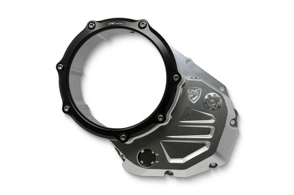 Clear Clutch Cover Ducati Black-Black Ducati Supersport 750 (1998)