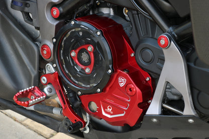 Koppelingsdeksel met open venster Pramac Racing Edition Ducati XDiavel Zwart Star (2021-2022)