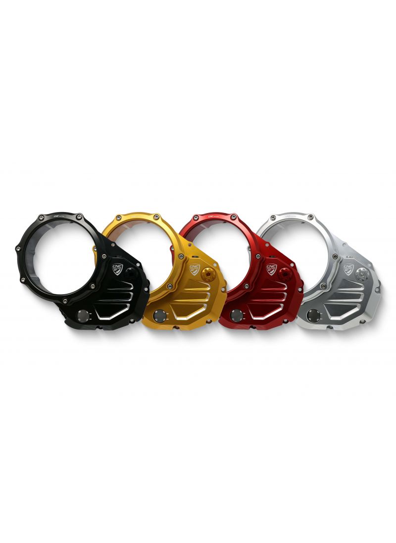 Clutch Cover Bicolore Monster 937 / DesertX - Pramac Racing Limited Edition - Gold Coloured-Silver Coloured