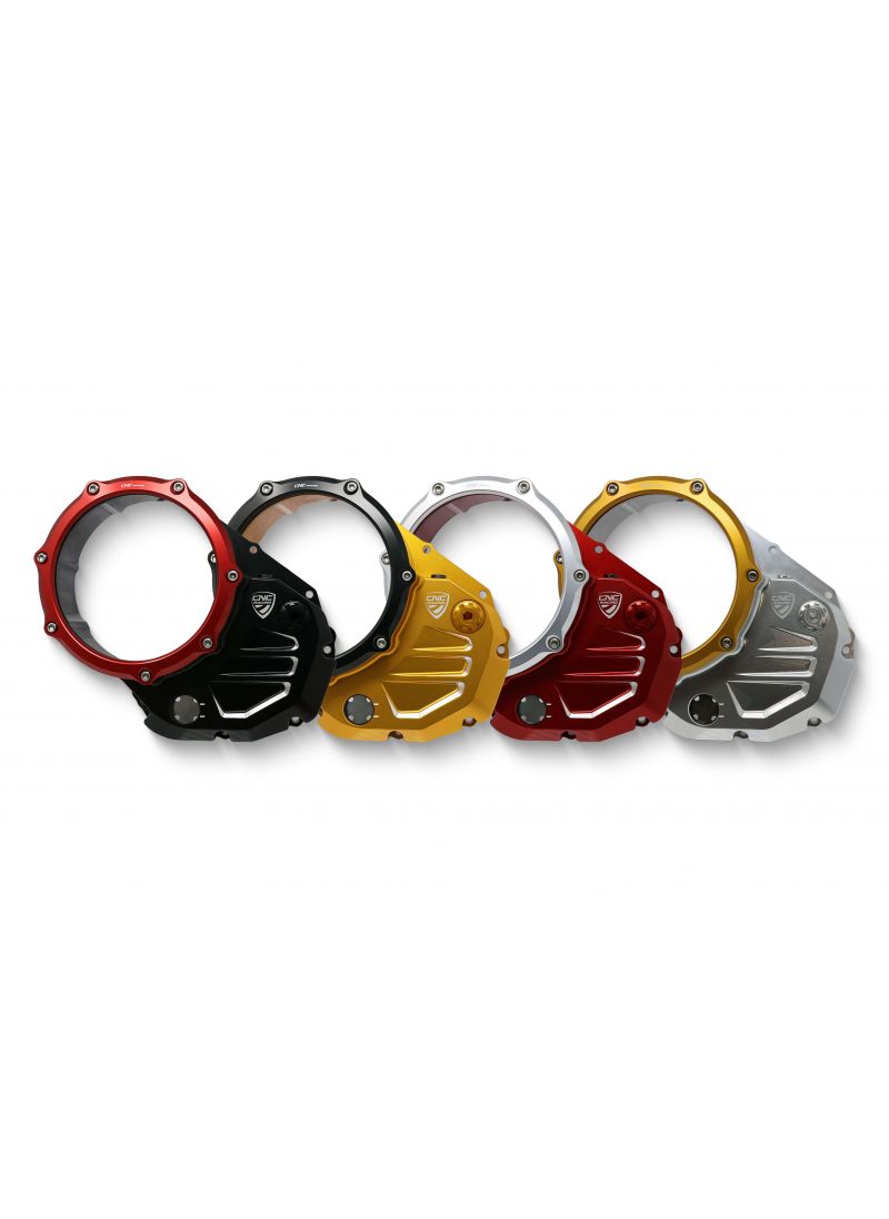 Clutch Cover Bicolore Monster 937 / DesertX - Silver Coloured-Black