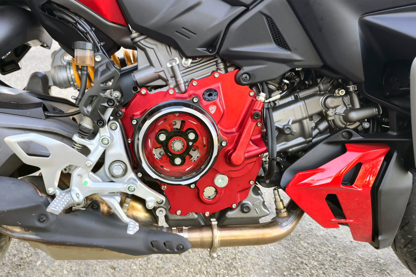 Transparant koppelingsdeksel Ducati Panigale V2S FB63 (2026)