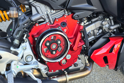 Clear Clutch Cover Oil Bath Ducati Hypermotard 698 2024+