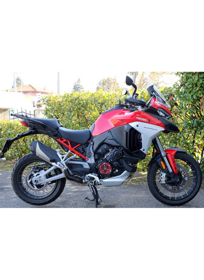 Zwart Motorblokdeksel voor open koppelingsdeksel ombouw - Ducati Diavel V4 RS (2025+)
