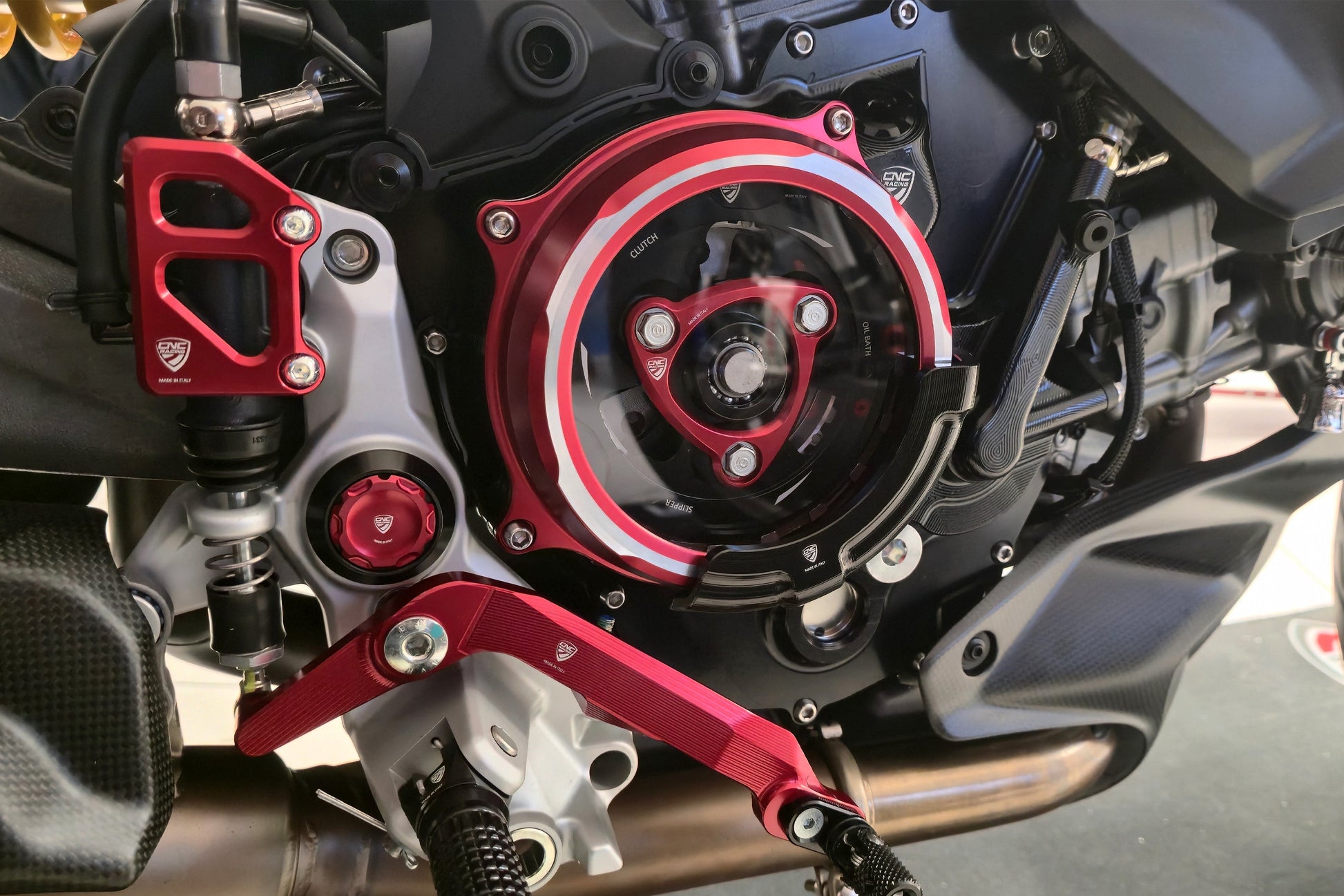 Transparant koppelingsdeksel Ducati Panigale V2S FB63 (2026)