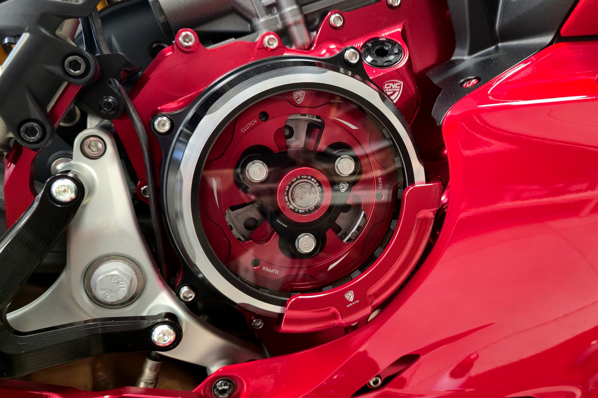 Transparant koppelingsdeksel Ducati Panigale V2 MM93 (2026)
