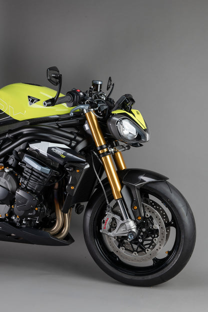 Voorspatbord glanzend carbon Triumph Speed Triple 1200 RS (2021+)