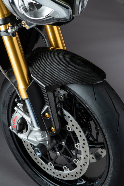 Voorspatbord glanzend carbon Triumph Speed Triple 1200 RS (2021+)