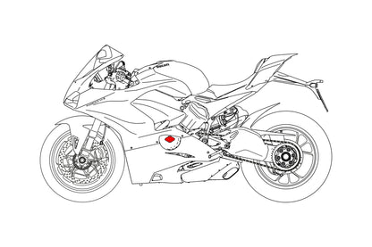 Timing Inspectie Cover Dynamodeksel Ducati Diavel V4 RS (2025+)