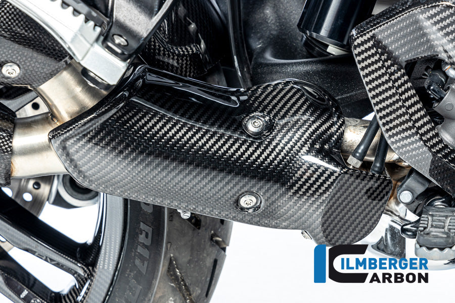 Uitlaat Hitteschild glanzend carbon BMW R1300GS Option 719 Tramuntana 2023+