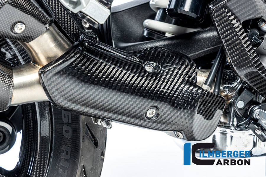 Uitlaat Hitteschild glanzend carbon BMW R1300GS Option 719 Tramuntana 2023+