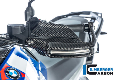 Handkap handbeschermer Hoog met Knipperlicht links glanzend carbon BMW R1300GS Option 719 Tramuntana 2023+