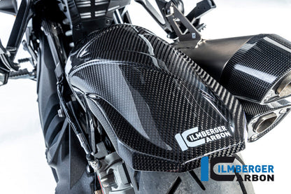 Achterspatbord glanzend carbon BMW R1300GS Adventure Triple Black 2024+