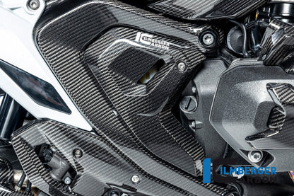 Driehoekige Frame cover rechts glanzend carbon BMW R1300GS Option 719 Tramuntana 2023+