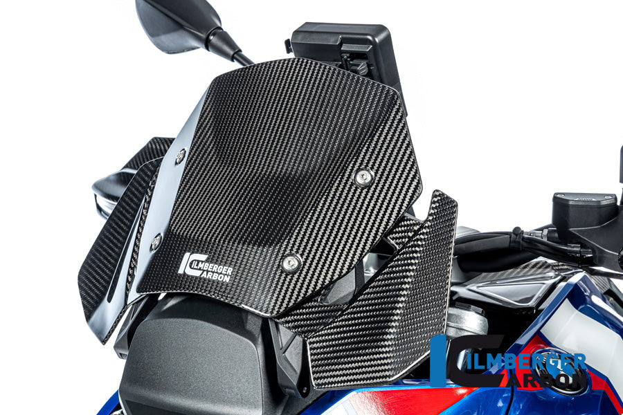 Windbeschermer links glanzend carbon BMW R1300GS Option 719 Tramuntana 2023+