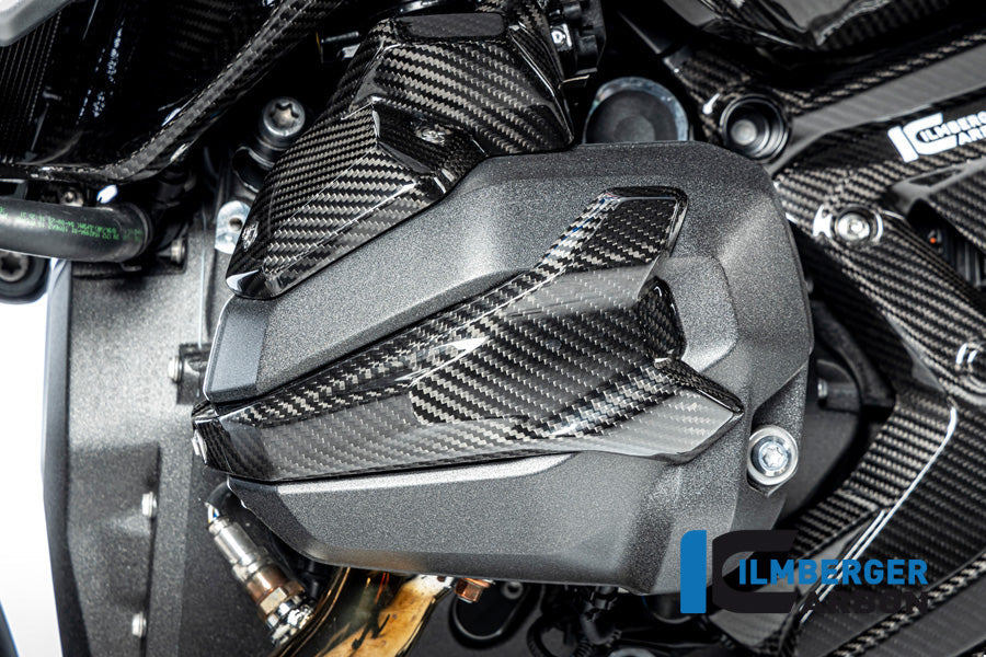 Bougie Cover links glanzend carbon BMW R1300GS Option 719 Tramuntana 2023+