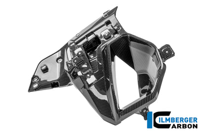 Luchtinlaat paneel cover links glanzend carbon BMW R1300GS Adventure Triple Black (2024+)