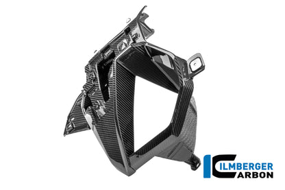 Luchtinlaat paneel cover links glanzend carbon BMW R1300GS Adventure Triple Black (2024+)