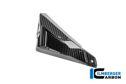Frame driehoek-cover links achterste deel glanzend carbon BMW R1300GS Adventure Triple Black (2024+)