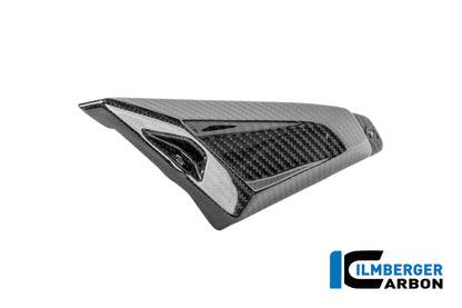 Frame driehoek-cover links achterste deel glanzend carbon BMW R1300GS Adventure Triple Black (2024+)