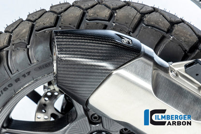 Uitlaatdemper beschermer (Achterzijde) mat carbon BMW R1300GS Adventure 2024+