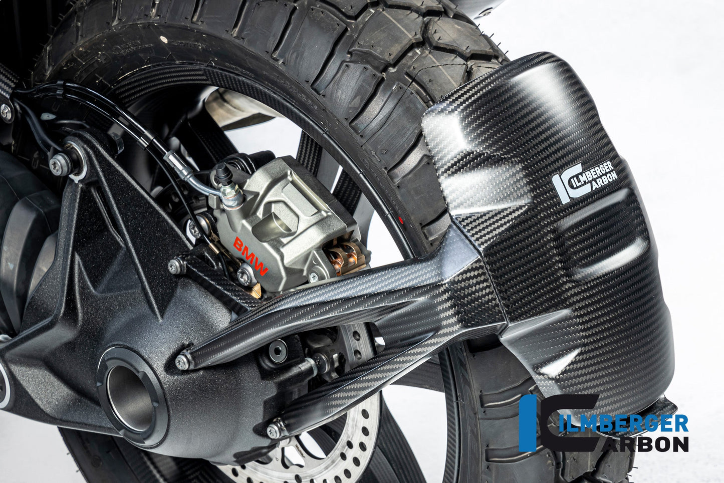 Spatscherm achterwiel mat carbon BMW R1300GS Triple Black 2023+