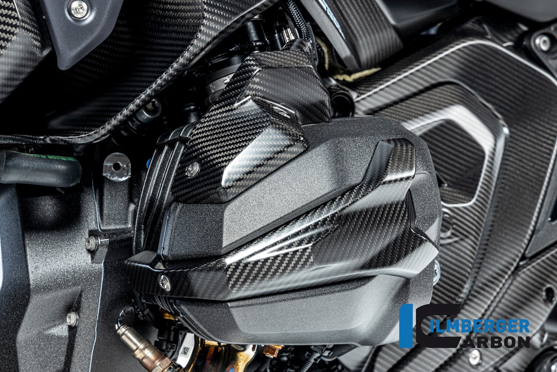 Bougie Cover links mat carbon BMW R1300GS Adventure Triple Black 2024+
