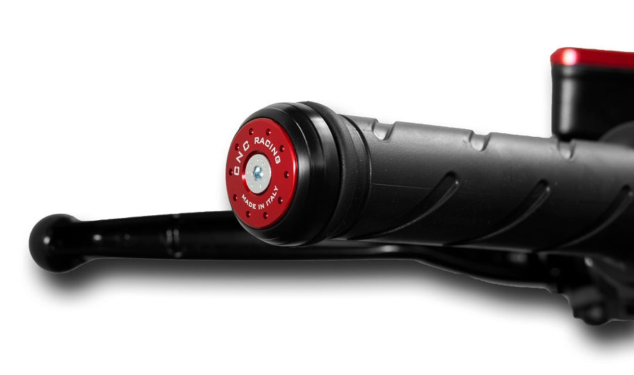 Stuurgewichtset 'SuperLight' Suzuki GSX-R750 (2006-2007) voorbeeldfoto gemonteerd in rood
