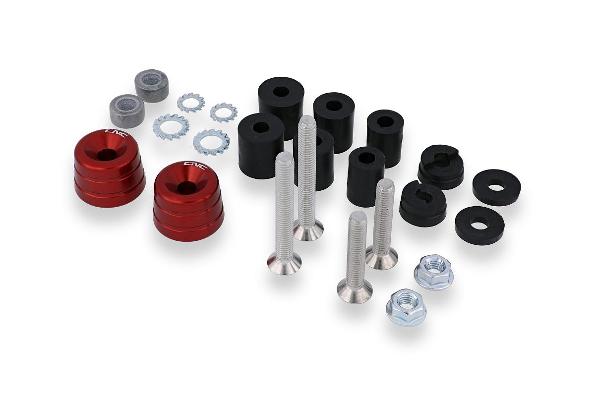 Stuurgewichtset 'Mini' CNC Racing Kawasaki Versys 650 Grand Tourer (2020+) leveringsomvang inclusief adapters en bouten