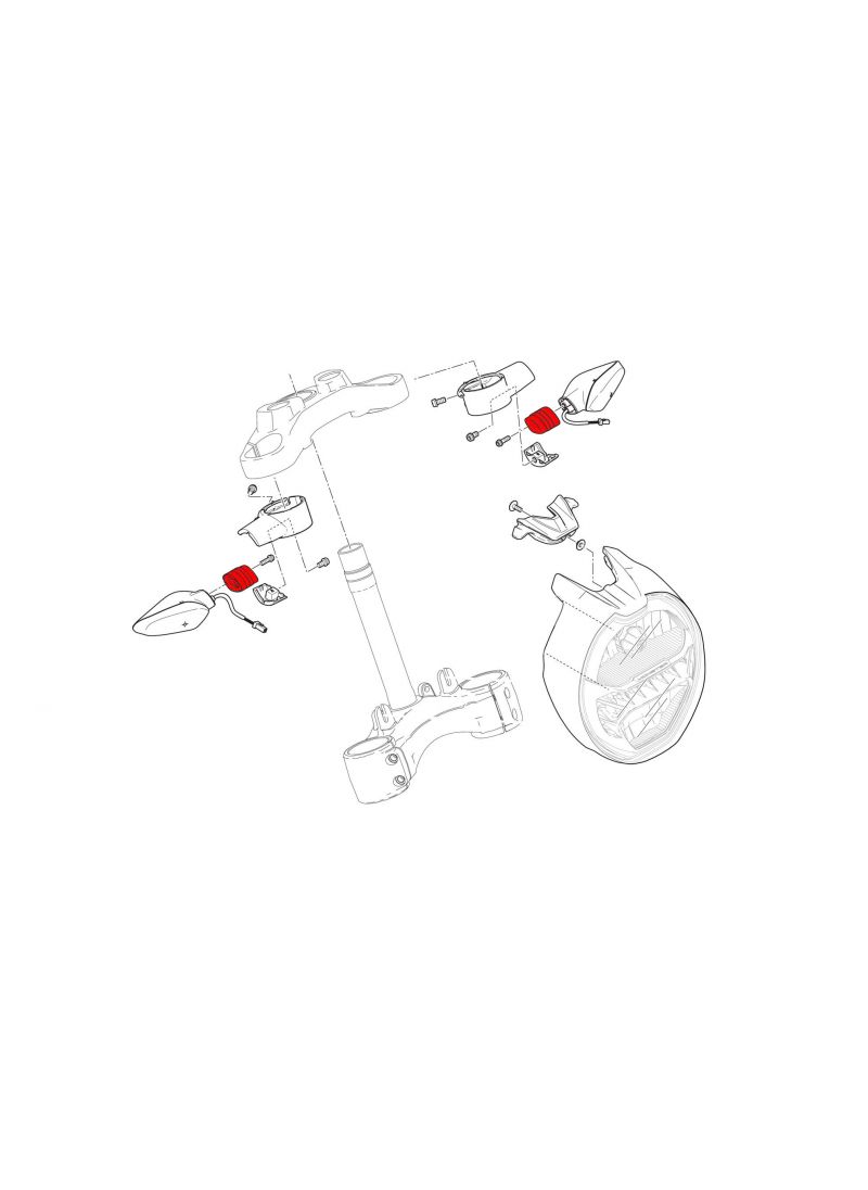 Turn Indicator M8 and M10 Adapters for Front Ducati
