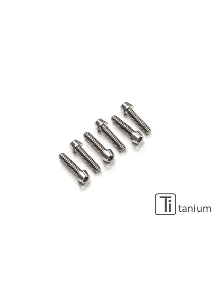 Titanium boutenset (5 stuks) voor koppelingsdeksel Ducati Panigale V4 R (2026+)