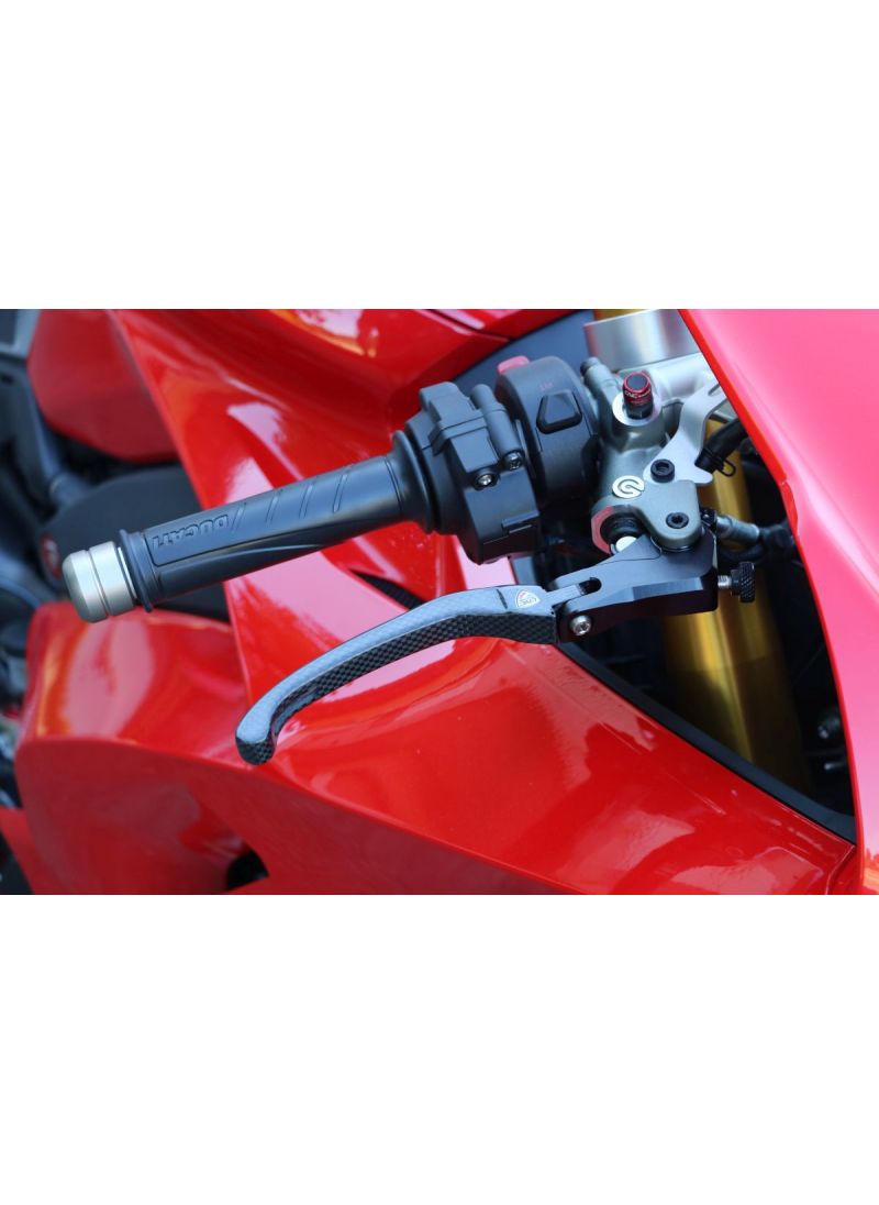 Carbon opklapbaar remhendel - verstelbaar Ducati Panigale V4 R (2026+)