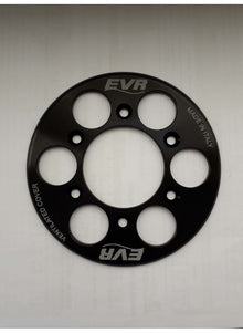 EVR topplaat voor geventileerde drukplaat - zwart Ducati Hypermotard 1100S (2007-2009)