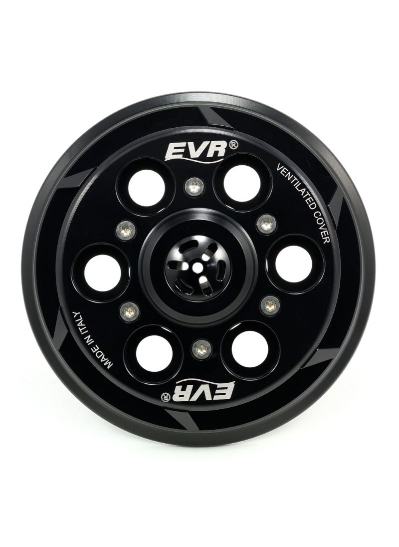 EVR geventileerde Drukplaat Koppeling - basis zwart / zwarte topplaat Ducati Hypermotard 1100 EVO (2010-2012)
