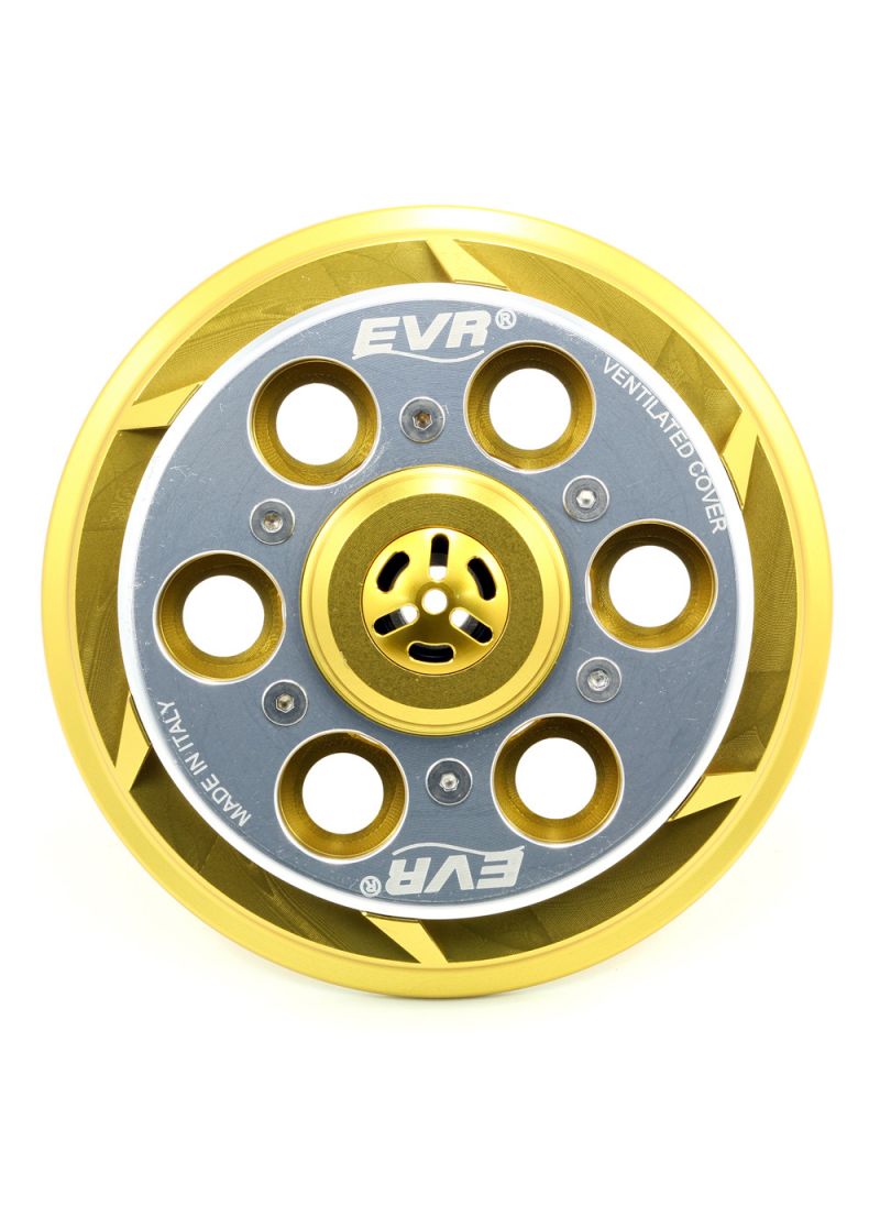 EVR geventileerde Drukplaat Koppeling - basis goud / zilverkleurige topplaat Ducati Hypermotard 1100 EVO (2010-2012)