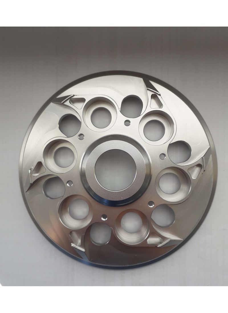 EVR basisplaat voor geventileerde drukplaat - Zilver Ducati Hypermotard 1100 EVO (2010-2012)